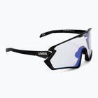 UVEX Sportstyle 231 2.0 V Radsportbrille schwarz matt/litemirror blau 53/3/028/2204