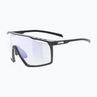 Sonnenbrille UVEX Mtn Perform V black matt/litemirror blue