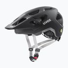 Kinder-Fahrradhelm UVEX React MIPS Jr black matte