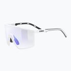 Sonnenbrille UVEX MTN Perform S V white matt/ litemirror blue