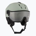 Skihelm UVEX Instinct Visor oxid green matt/mirror silver/smoke