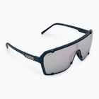 Sonnenbrille UVEX Esntl Epic blue matt/mirror silver