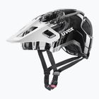 Kinder-Fahrradhelm UVEX React Jr white/black matt