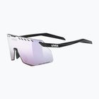 UVEX Pace Stage Small CV Sonnenbrille schwarz matt/rosa versilbert