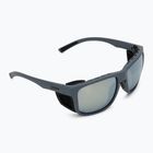 UVEX Sportstyle 312 steinblau matt/verspiegelt silberne Sonnenbrille