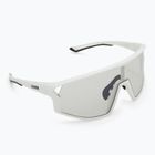 Sonnenbrille Uvex Skyryse V white matt/litemirror silver