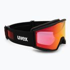 Skibrille UVEX Blast CV black matt/mirror red