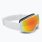 Skibrille UVEX Victorious S FM white matt/mirror orange