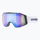 Skibrille UVEX Gravity FM S2 black matt/mirror blue