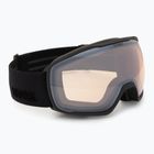 Skibrille UVEX Victorious V black matt/vario silver mirror