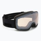 Skibrille UVEX Victorious S V black matt/vario silver mirror