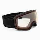 Skibrille UVEX Victorious Pro V black matt/vario red mirror