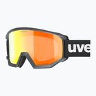 Skibrille UVEX Athletic CV black/mirror red