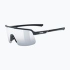 Sonnenbrille Uvex Dyrt black matt/mirror silver