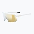 Sonnenbrille Uvex Dyrt white matt/mirror gold