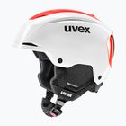Skihelm UVEX Resolution SL white/electric red