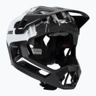 Kinder-Fahrradhelm UVEX React Fullface Jr black/white matt