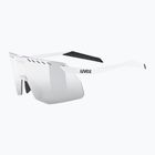 Sonnenbrille UVEX Pace Stage Small white matt/mirror silver