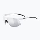 Sonnenbrille UVEX Aerios white/mirror silver