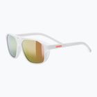 Kinder-Sonnenbrille UVEX Cosmic Jr white matt/mirror red