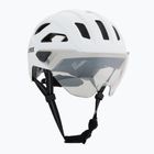 Fahrradhelm UVEX Stride Visor white matt/lite mirror silver