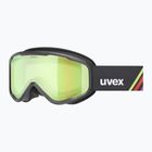 Kinder-Skibrille UVEX Speedy Nova FM S2 black matt/mirror green