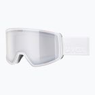Skibrille UVEX Scenic P S0-S4 white matt/mirror silver/pola