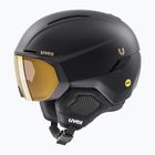 Skihelm UVEX Ultimate Horizon MIPS black/black mat