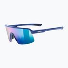 Kinder-Sonnenbrille UVEX Dyrt Jr blue matt/mirror green