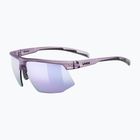 Sonnenbrille UVEX Aerios Small purple matt/mirror purple