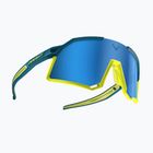 Sonnenbrille DYNAFIT Trail Evo mallard blue/yellow
