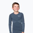 Salewa Zebru Med Warm AMR Denim Kinder Thermo-Longsleeve