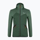 Herren Salewa Puez Melange PL FZ Hoody Fleece-Sweatshirt grün 00-0000027386