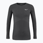 Herren-Thermoaktivshirt Salewa Zebru Med Warm AMR onyx