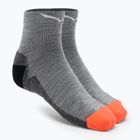 Damen-Trekkingsocken Salewa MTN TRN AM QRT grau 00-0000069031