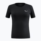 Damen-Trekking-T-Shirt Salewa Puez Sporty Dry black out