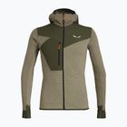 Herren-Trekking-Sweatshirt Salewa Puez 2 Dry Hood FZ dunkeloliv melange