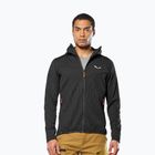 Salewa Herren-Trekking-Sweatshirt Puez Waffle Hyb PL HD schwarz out