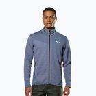 Salewa Herren-Trekking-Sweatshirt Puez Waffle Hyb PL HD java blau