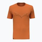Herren Salewa Pure Eagle Frame Dry T-shirt verbrannt orange