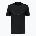 Herren Salewa Pure Eagle Frame Dry T-shirt schwarz aus