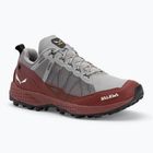Damen-Trekking-Stiefel Salewa Pedroc PTX Legierung / syrah