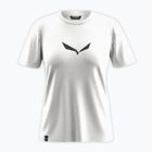Damen-T-Shirt Salewa Solid Dry white new logo