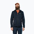 Herren-Trekking-Fleece Salewa Puez Rocca Polarlite Hood navy blazer