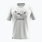 Herren Salewa Eagle Geometrisches T-shirt optisch weiß