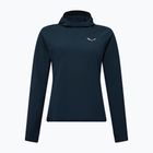 Damen-Trekking-Sweatshirt Salewa Puez Sun Hoodie navy Blazer
