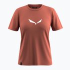Damen-T-Shirt Salewa Solid Dry etruscan red