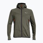 Herren-Trekkingpullover Salewa Agner Hybrid PL/DST FZ Hoody faded green melange/0910