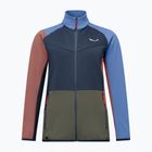 Damen-Trekkingsweatshirt Salewa Puez Cammio PL Blueberry/Multi