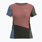 Damen-Trekking-T-Shirt Salewa Puez Sporty Dry desert pink/multi